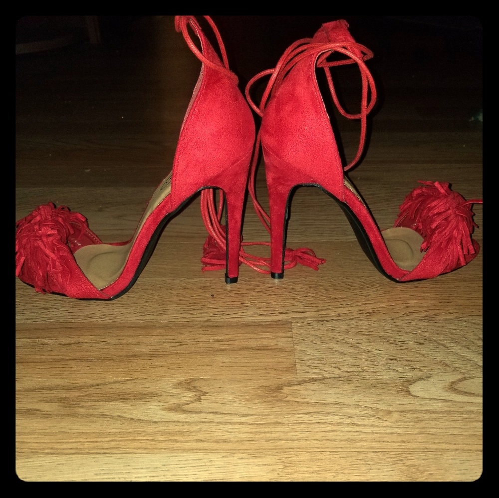 NWOT Red Heels